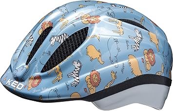 KED Meggy II Trend Helmet Kids Blue Animals 2018 Fahrradhelm