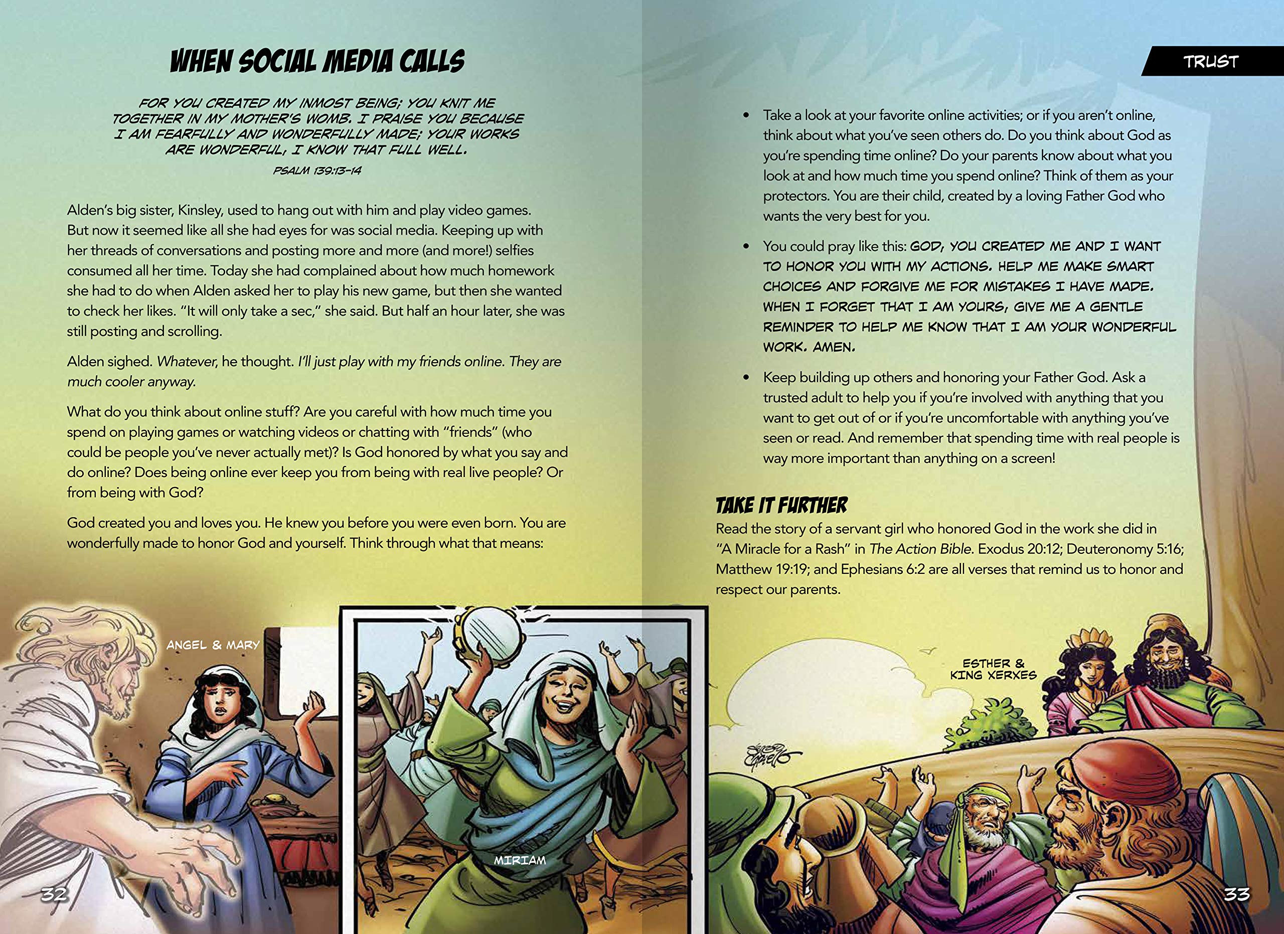 The Action Bible Anytime Devotions: 90 Ways to Help Kids Connect with God Anytime, Anywhere (Action Bible Series)