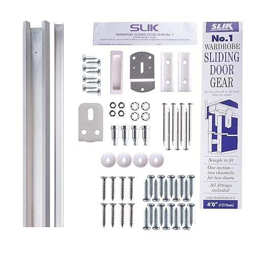 Sliding Door Track Gear System 1800mm HERKULES Top Hung Internal Single