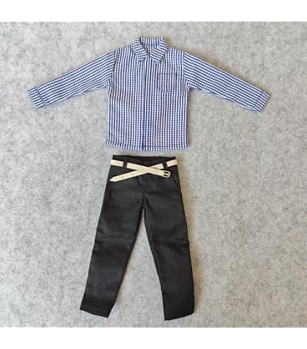 1/6 Scale Clothes Accessory Suit Shirt Tie for 12-inches Action Figure Body Doll, 1/6 Tie Clothing Accessory (Black)