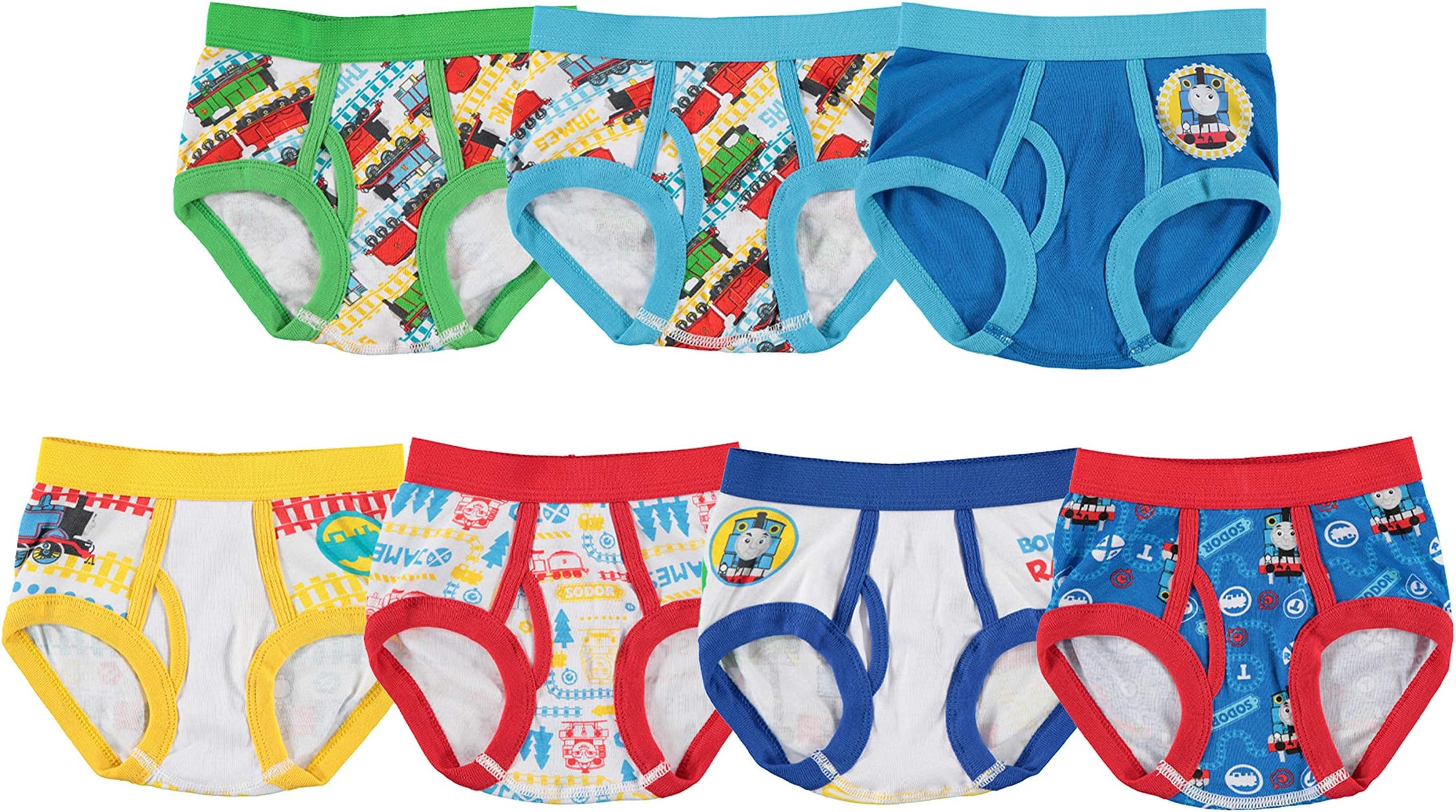 Thomas the Train Toddler Boys' Briefs 7 Pair Pack