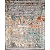 SAFAVIEH Centennial Collection Area Rug - 10' x 14', Multi, Hand-Knotted Silk & Wool, Ideal for High Traffic Areas in Living 