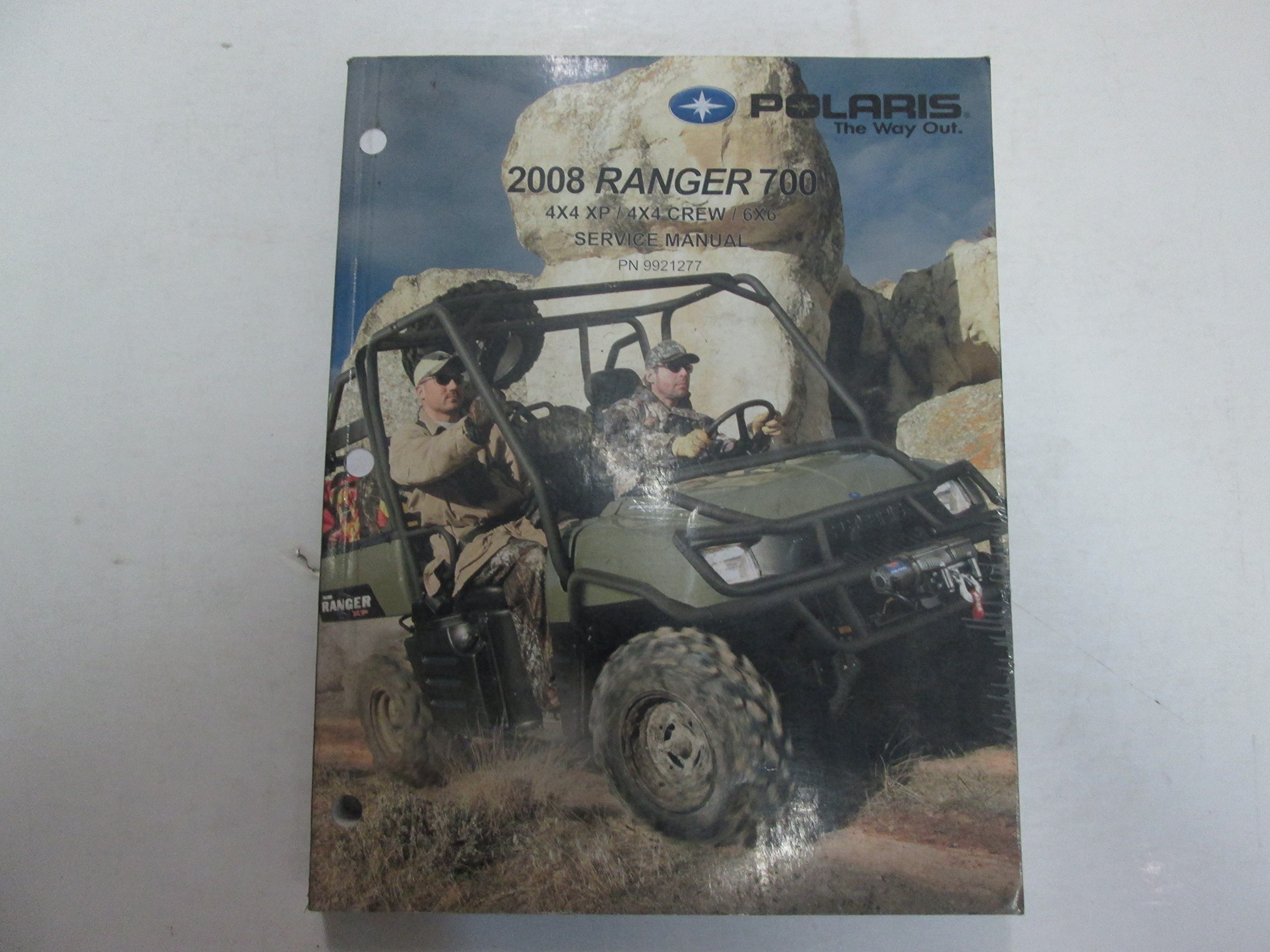 2008 Polaris Ranger 700 4x4 XP CREW 6X6 Service Repair Manual MINOR STAINS  OEM Paperback – 2007