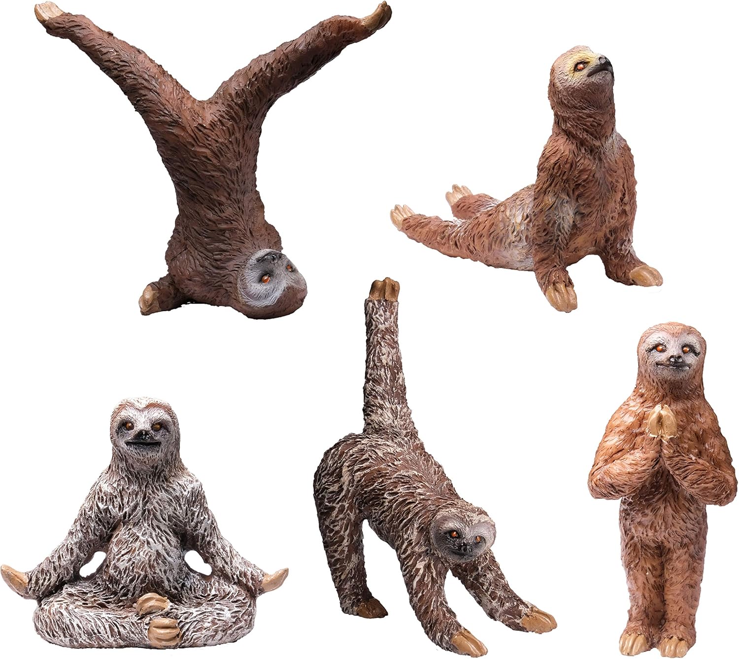 sloth animal figurines