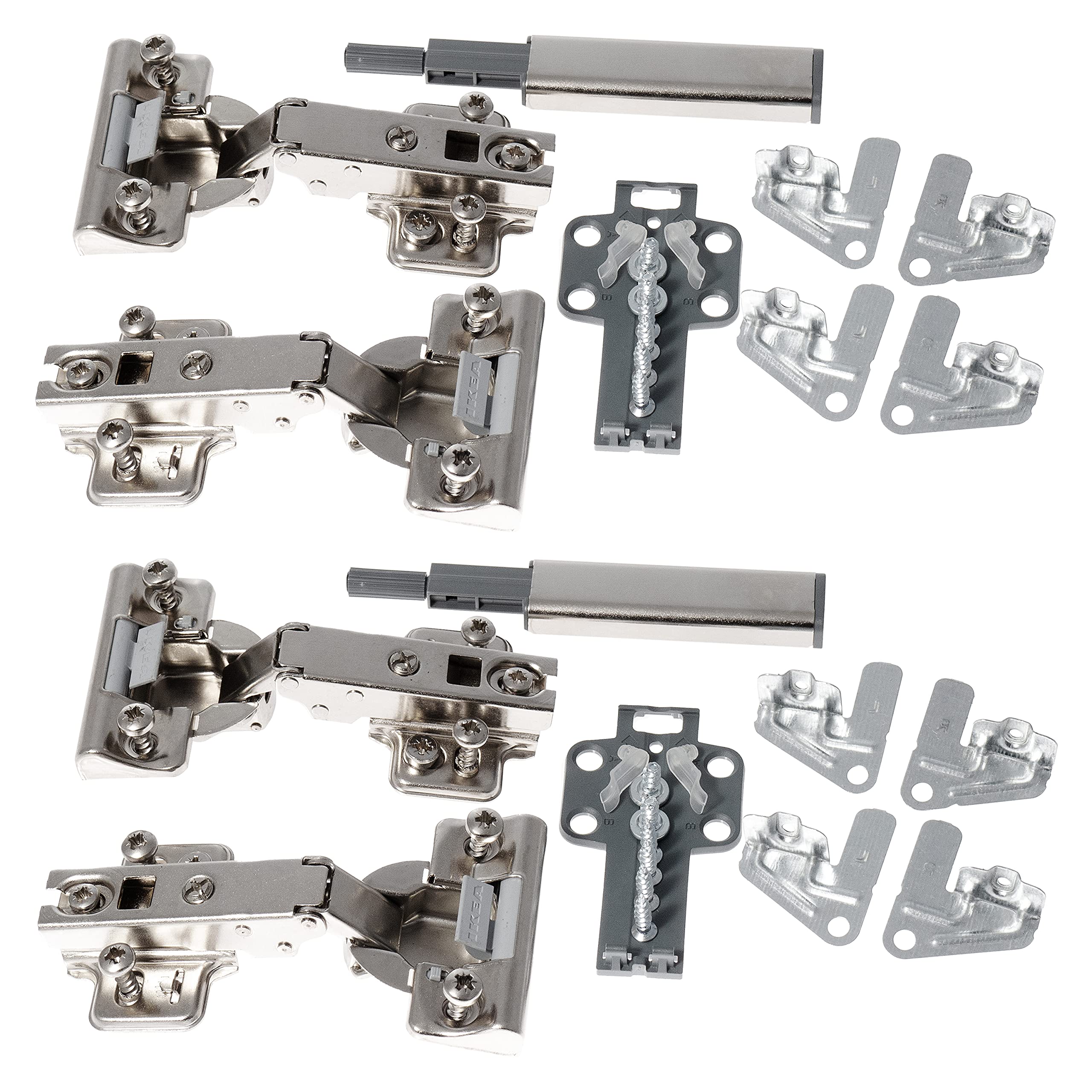 IKEA BESTA Hinges, Soft Closing/Push-Open, 802.612.58 - Pack of 4
