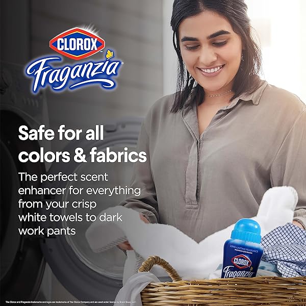 CLOROX FRAGANZIA LAUNDRY SCENT BOOSTER CRYSTALS IN LINEN SCENT – VALUE SIZE SCENTED IN-WASH FRESHENER BEADS FOR FRESH, CLEAN, GREAT SMELLING CLOTHES AND LINENS, 70 OUNCE