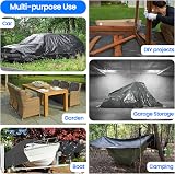 ASAB Tarpaulin 3m x 5m / 10ft x 16.4ft 140GSM Waterproof Tear Resistant Heavy view 5