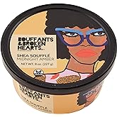 Ashanti Naturals Scented Whipped Shea Butter for Skin | Moisturizing African Raw Shea Butter, Almond Oil and Coconut (Midnight Amber Souffle, 8oz)