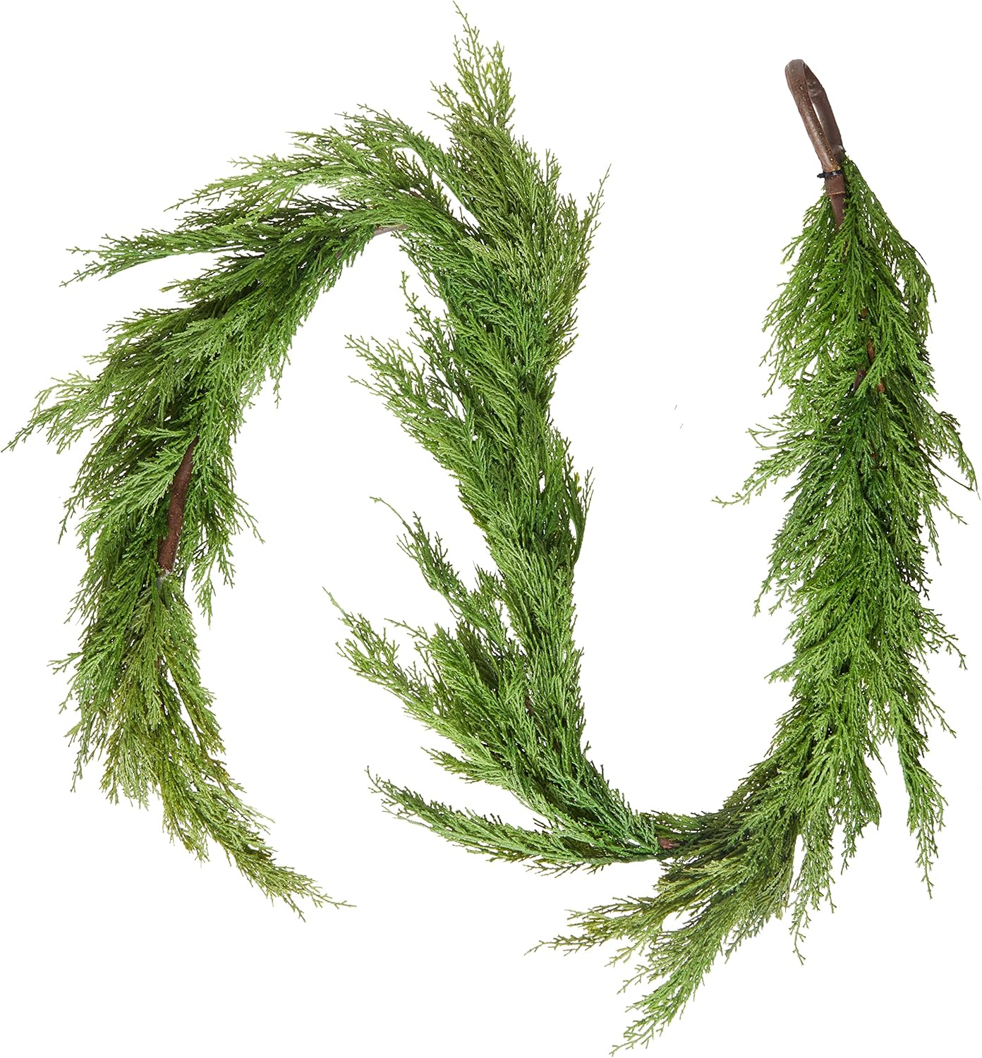 Wreaths, Garlands & Swags - Worth Imports 6' Cedar Garland, GreenBrown