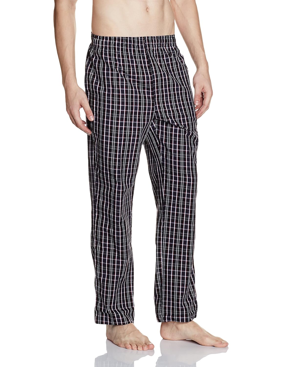 Buy Jockey Men's Cotton Pyjama Bottom (90090105C0125_Check 125_Small