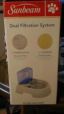 sunbeam pet fountain filters