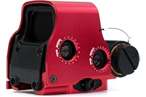 Bravary Holographic Sight 551 552 553 556 558 Red Green Dot Holo Sight Metal Scope 10 Levels Brightness Adjustment Holographic Sight