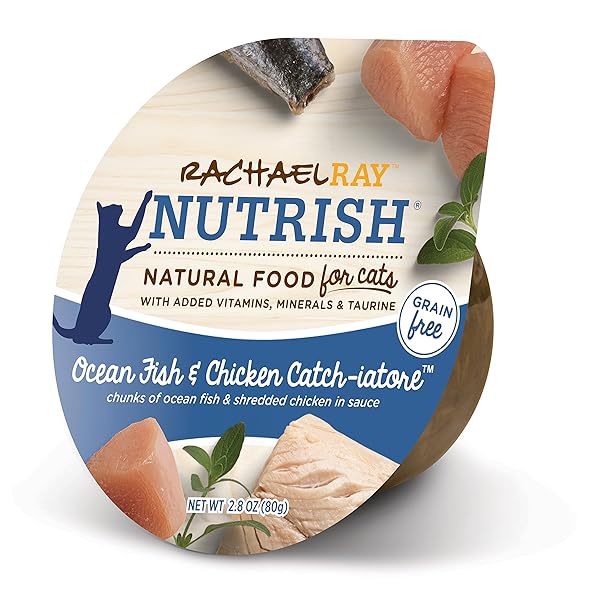 RACHAEL RAY NUTRISH NATURAL WET CAT FOOD, OCEAN...