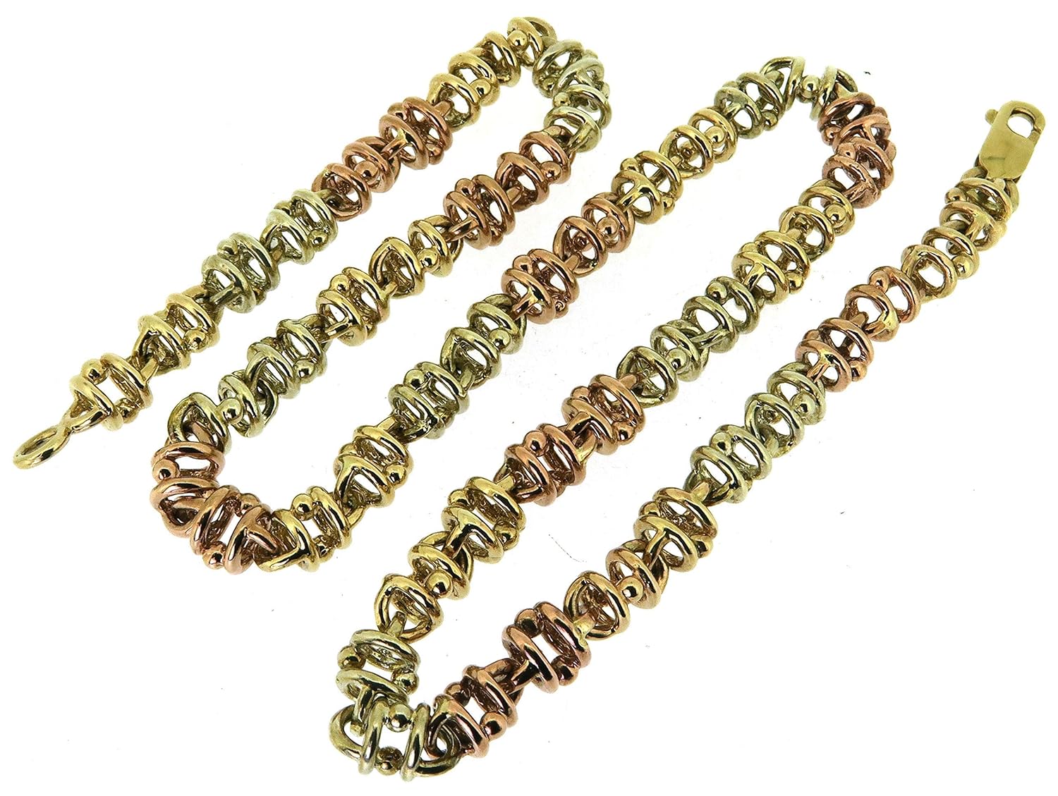 Handcrafted 9ct gold flexible chain necklace Amazon.co.uk Handmade