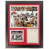 Ohio State Buckeyes | 2024 CFP National Champions | Framed Double Matted Photo Collages (Podium, 12"x15", Framed)