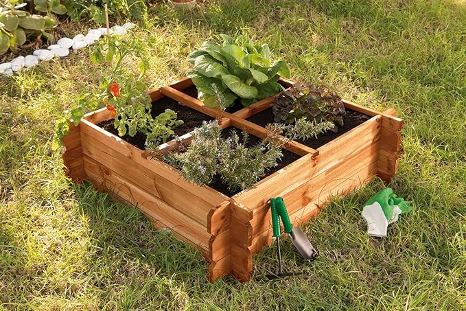 Catral 31090014 - Huerto urbano Seed 80, 30 x 80 x 80 cm, madera ...