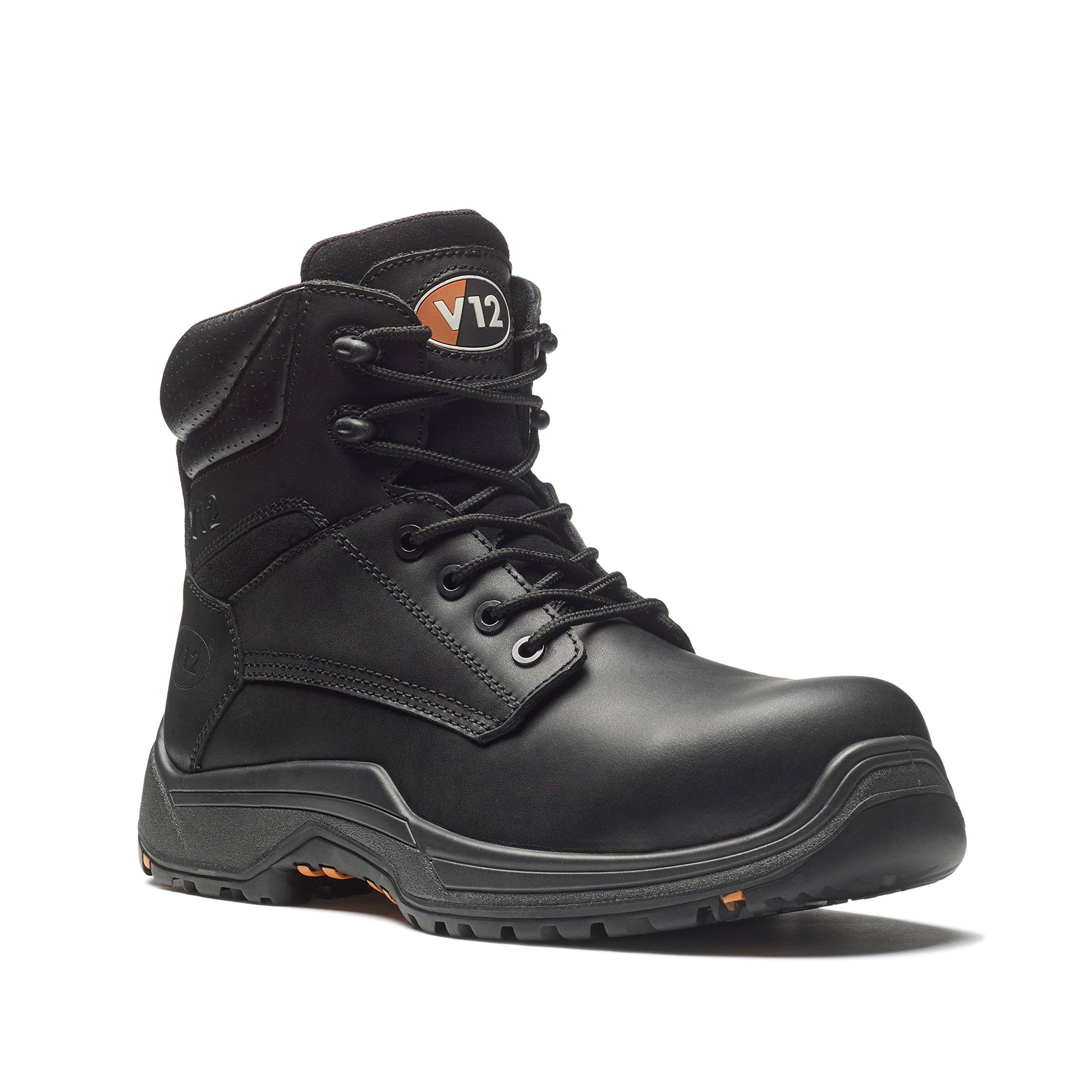 V12 Footwear Unisex Adults V12 VR600 01 10 Bison IGS Boots Size Black, Black, Size UK