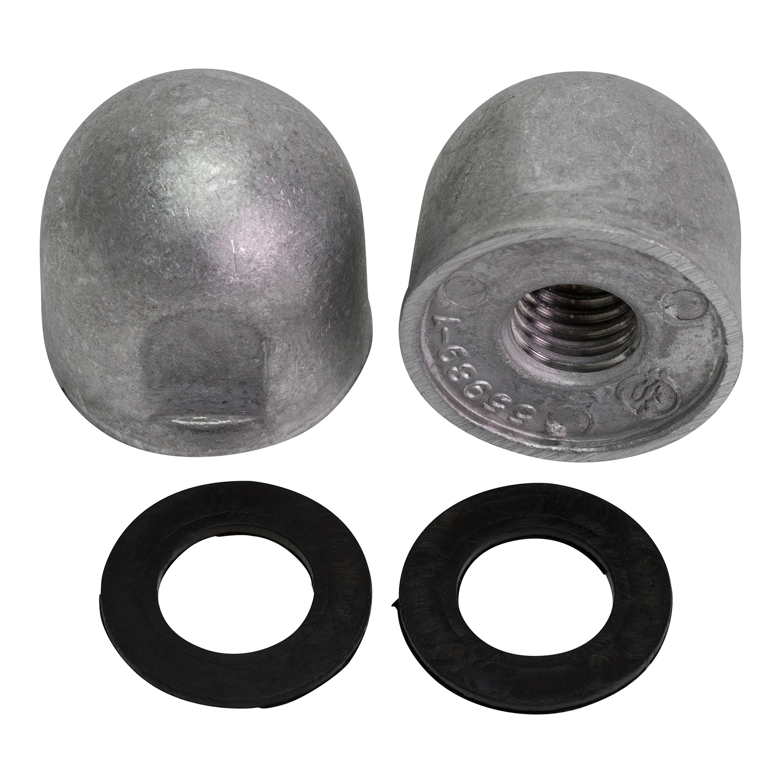 Quicksilver 55989Q9 Aluminum Anodes - MerCruiser Transom Plate Nuts