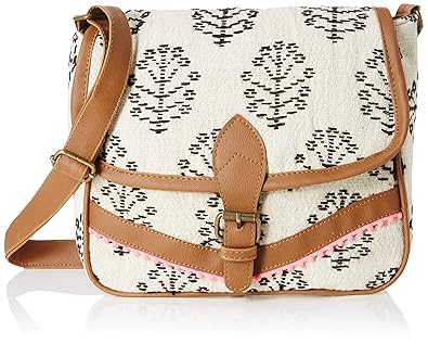 Kanvas Katha Jacquard Stylish Collection Womens Sling Bag (Multicolor) (KKLIE003)