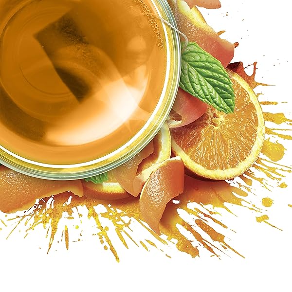 TAZO WILD SWEET ORANGE TEA BAGS, UNSWEETENED HERBAL TEA, CAFFEINE FREE, 20 TOTAL BAGS