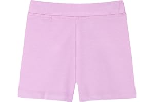 Lilax Girls' Basic Solid Soft Dance Short for Gymnastics or Under Skirts