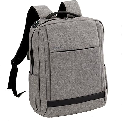 Amazon ビジネスリュック 充電に役立つusbポート 防水撥水 大学生 高校生 人気 通勤や通学に便利な超軽量版 メンズ レディース 14 5インチpc対応 あると便利なイヤホンコード通し穴 グレー M For S タウンリュック ビジネスリュック