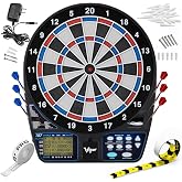 Viper by GLD Products 787 Electronic Soft Tip Dart Board for Adults | 15.5 Inch Regulation Target Face, 43 Games, 1-16 Players, Automatic Scoring, PPD and MPR, Built-In Dart Storage