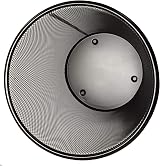 DIVCHI Round Trash Can Bin 1 Pack Black Non-Slip Mesh Metal Waste Paper Bin view 3