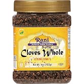 Rani Cloves Whole (Laung) 14oz (400g) Great for Food, Tea, Pomander Balls and Potpourri, Hand Selected, Spice, Bulk PET Jar ~ All Natural | NON-GMO | Kosher | Vegan | Gluten Friendly | Indian Origin