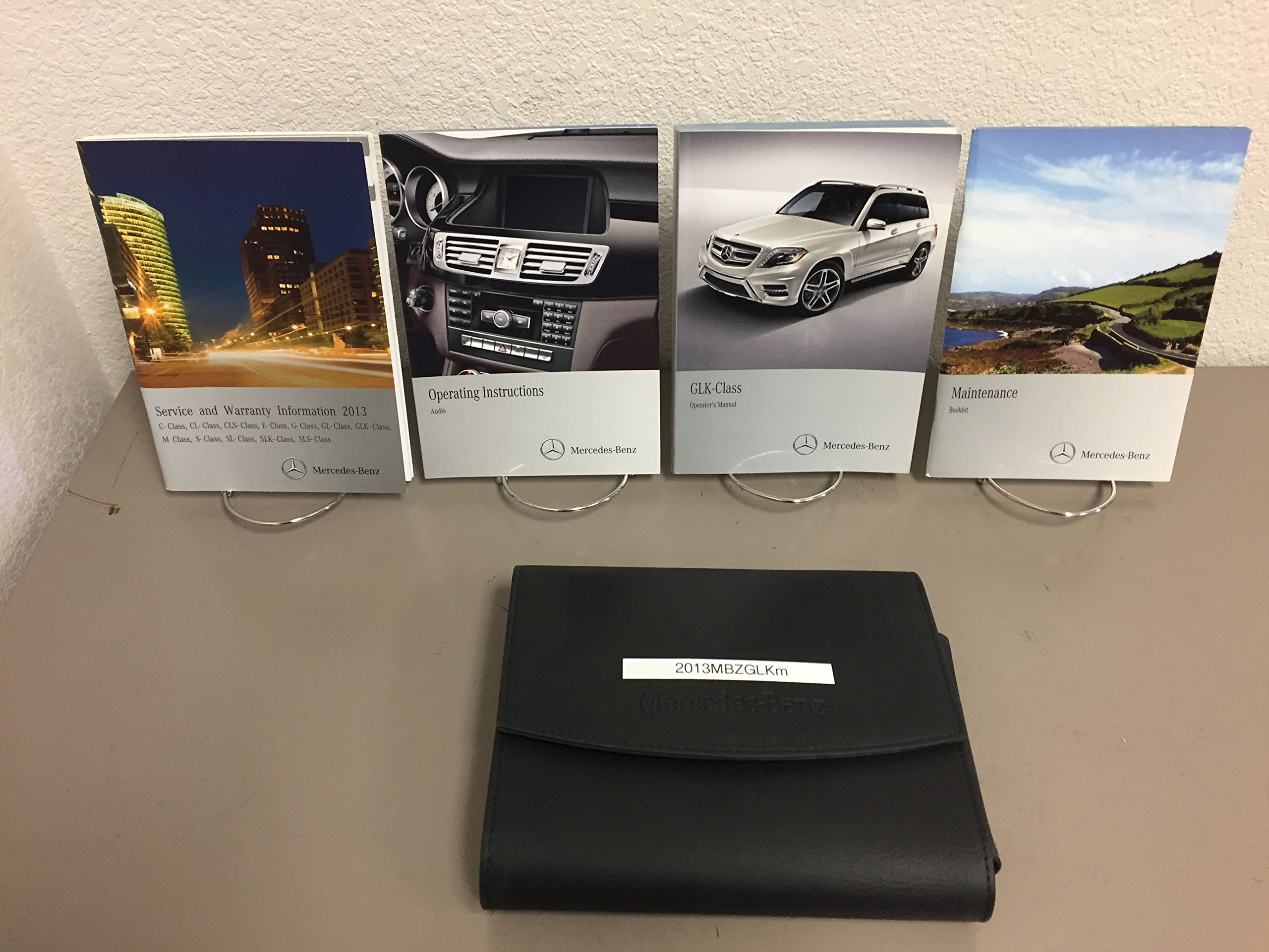 GENUINE OEM 2013 MERCEDES-BENZ GLK-CLASS OWNER'S MANUAL SET FOR ALL GLK 250  AND 350 MODELS Paperback – 2013