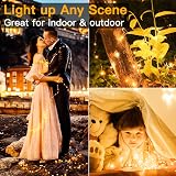 Ollny Fairy Lights Battery Operated 2 Pack 10m 100 LEDs Warm White view 6
