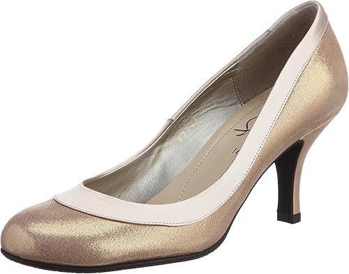 スタイルラボ パンプス Lab7721 Lab7721 Goﾗﾒ Bgｻ ゴ ルドラメ ベ ジュサテン 22 5 パンプス Amazon