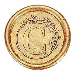 Yoption Letter Wax Seal Kit, Vintage Initial