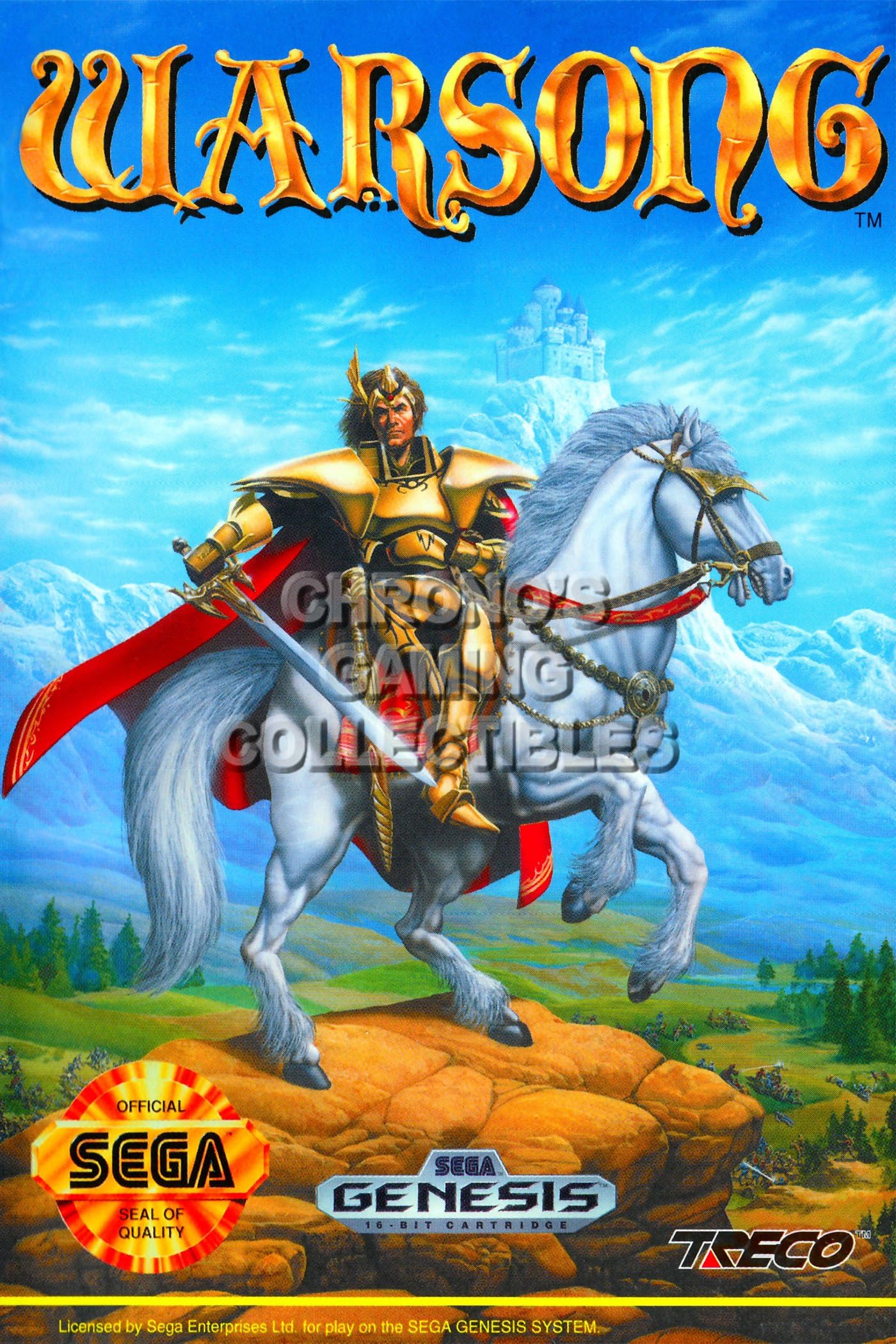 Warsong CGC Huge Poster Glossy Finish Langrisser Sega Genesis - SEG024 (24" x 36" (61cm x 91.5cm))
