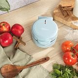 Giles & Posner Mini Pie Maker Deep Fill 550W Non-Stick Plates Blue view 7