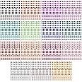 Housuner 2580 pcs Rhinestone Stickers in 15 Colors & 3 Sizes, 15 Sheets DIY Self Adhesive Colorful Gem Rhinestone Embellishment Stickers Sheet Fits for Crafts, Body, Nails, etc. (Multi-Color)