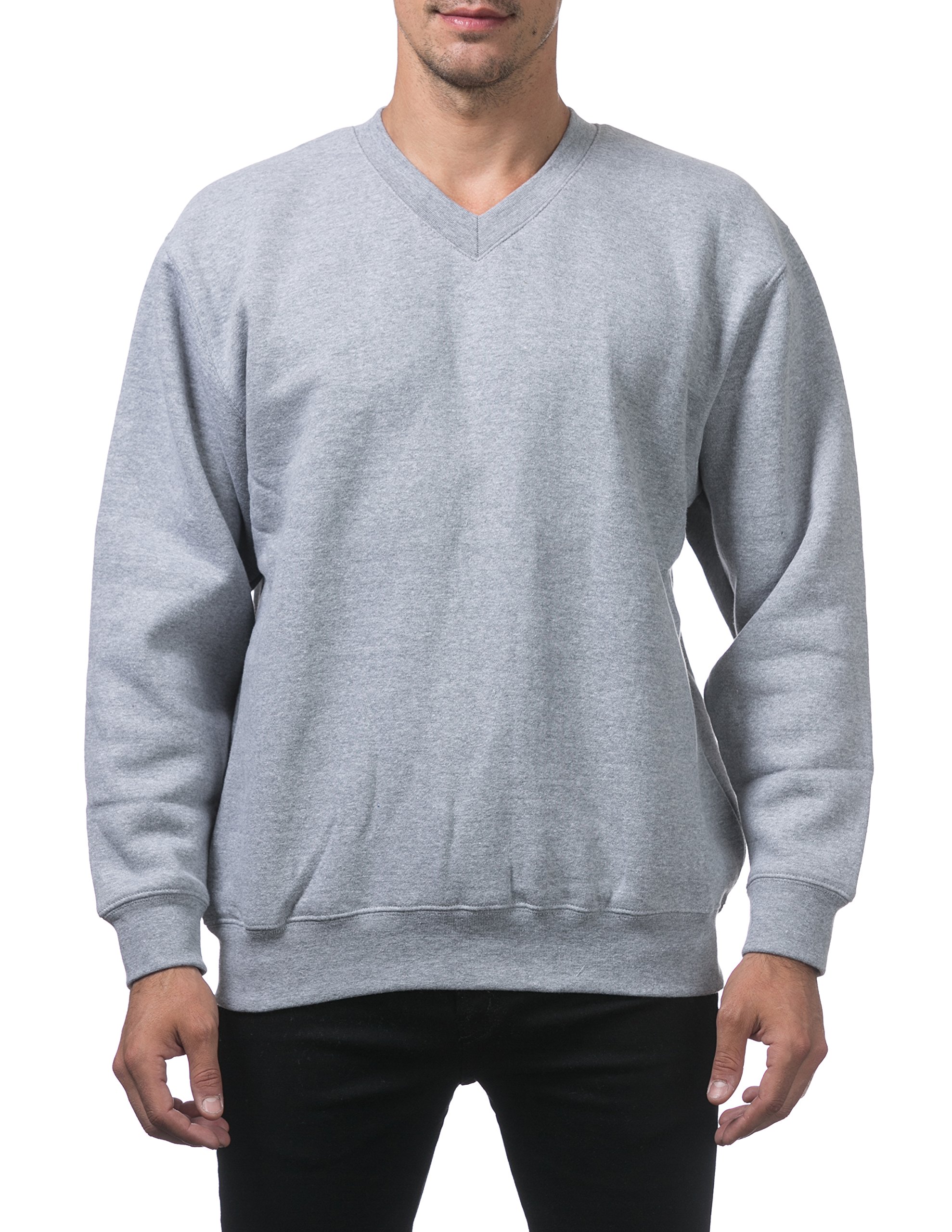 Men's Heavyweight Fleece V-Neck Sweatshirt