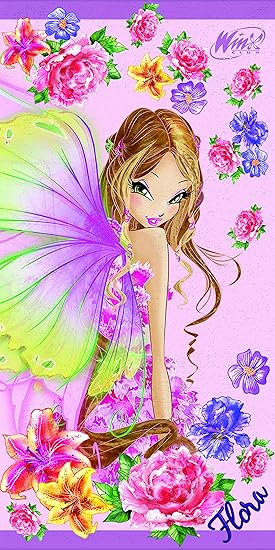 Winx Ma09wxm05 Vi01 Serviette De Plage Microfibre Violet