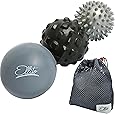 Massage Balls Deep Tissue: Lacrosse Ball Massage+ Spiky Ball+ Foam Ball Roller –Trigger Point Therapy, Myofascial Release, and Muscle Recovery. Foot Massager and Plantar Fasciitis. FREE eBook & Video