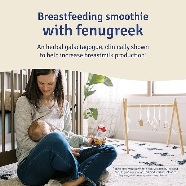 SWEETIE PIE ORGANICS LACTATION SMOOTHIE, MANGO BANANA, SUPPORT BREAST MILK PRODUCTION FOR NURSING AND PUMPING, NO ARTIFICIAL SWEETENERS, FLAVORS, OR DYES – 4 PACK