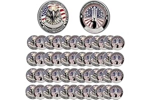 100 PCS AtSKnSK Challenge Coin Thank You for Your Service Coins for Veterans Appreciation Veteran's Day Gifts Bulk (Veteran Salute, Piece, 100)