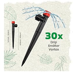 MIXC 30pcs Quick-Connect Drip Irrigation Emitters