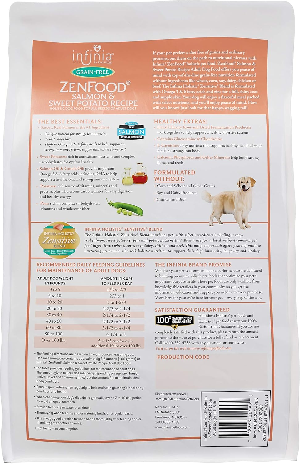 infinia salmon and sweet potato