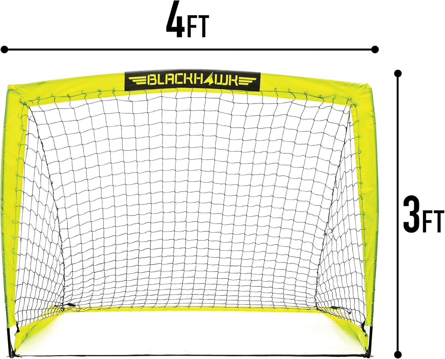 Franklin Sports Blackhawk Portable Soccer Goal – Pop-Up Soccer Goal – Portable Soccer Net – 4 x 3 Foot : Sports & Outdoors