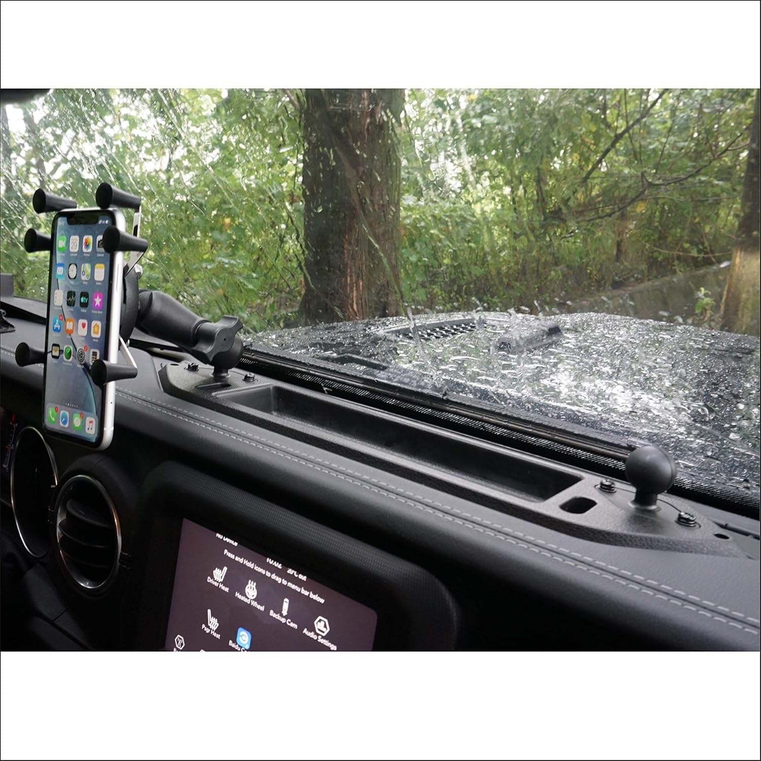 Voswitch Phone Mount Pack for Jeep Wrangler JL JLU 2018 to Present and