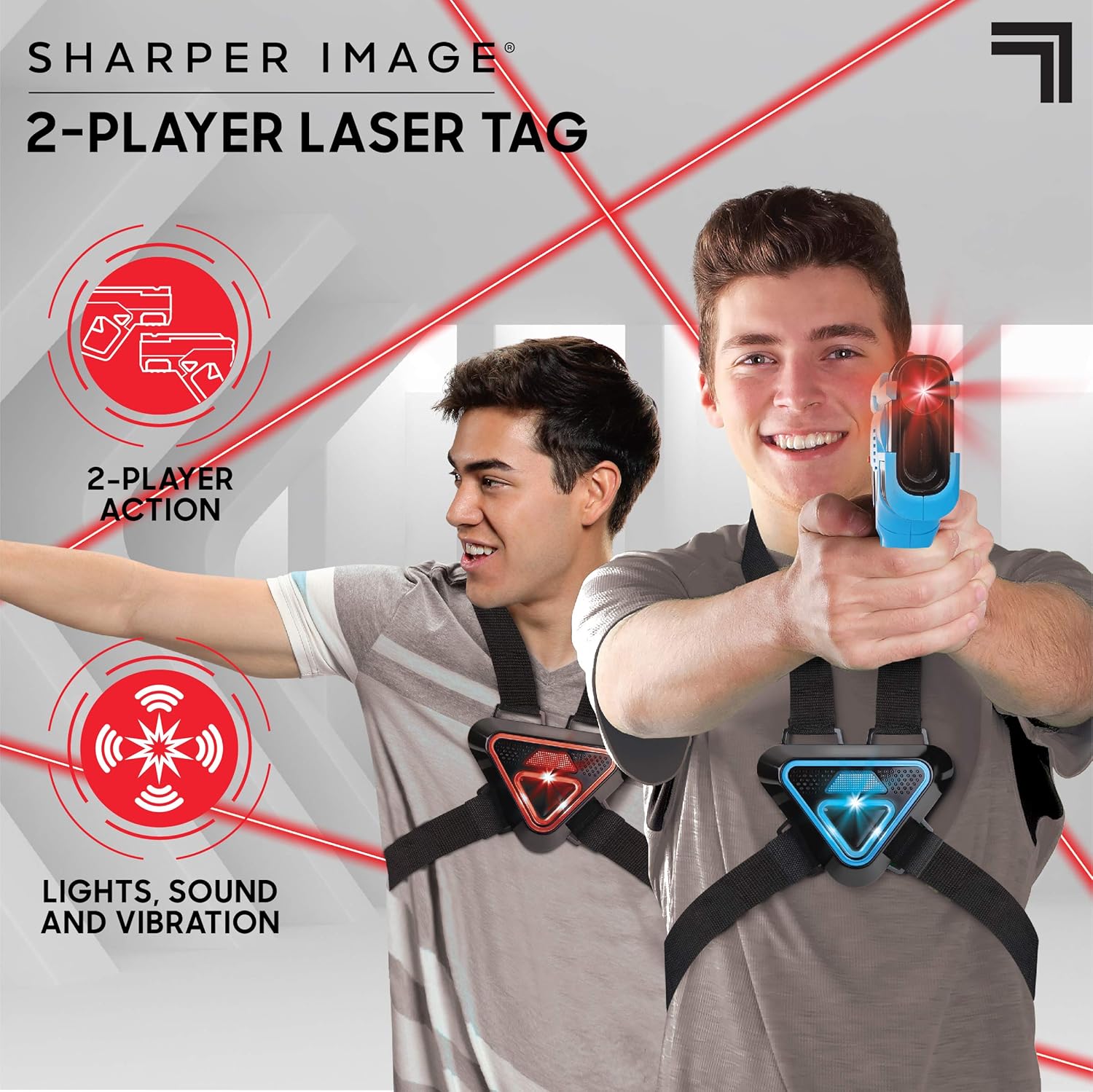 sharper image 2 player laser tag