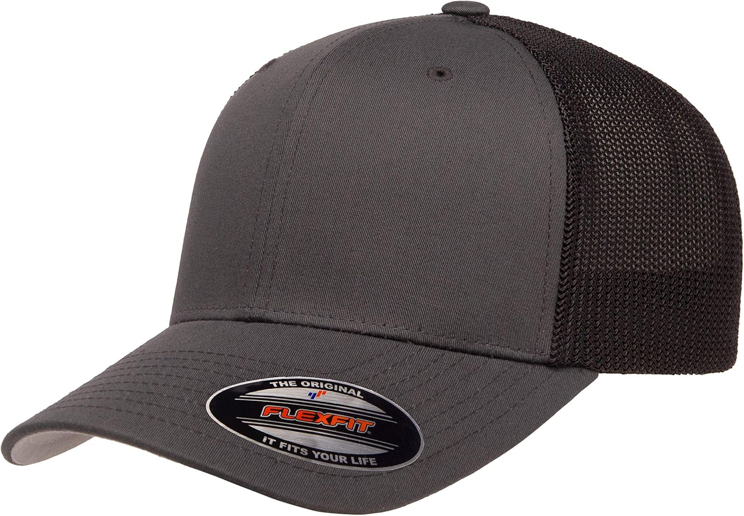 Flexfit Unisex-Adult's Trucker Mesh Cap, Black: Flexfit: Clothing