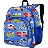 Wildkin 12 Inch Toddler Backpack for Kids, Heroes | Ages 3-7, insulated front pocket &mdash; coordinates with matching Wildkin nap mats and water bottles