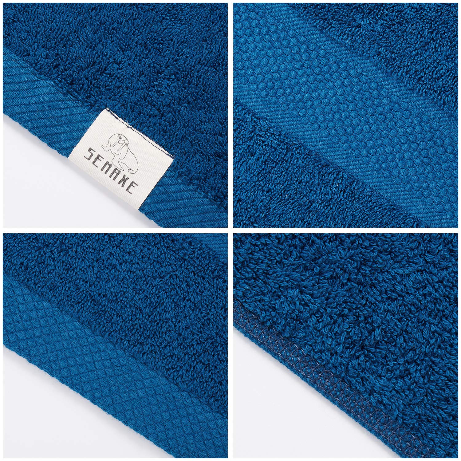 760GSM 30 x 56 100 Cotton Bath Towels Super Absorbent FadeResistant