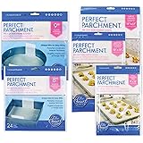 The Smart Baker Pre-Cut Essentials Cake Pan Parchment Bundle - Perfect Parchment as seen on Shark Tank